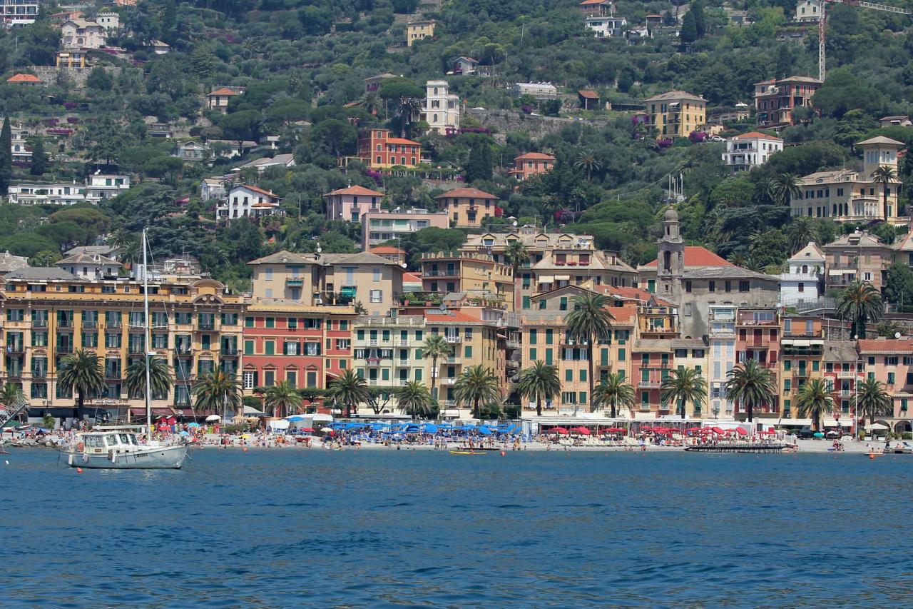 Santa Margherita, la porte d'entrée du parc naturel de Portofino