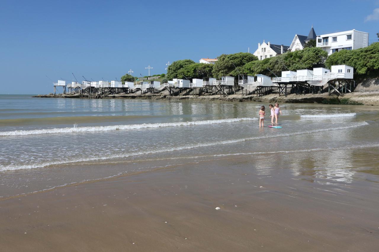 Les carrelets de Pontaillac (plage de Royan) le 1er juin 2014