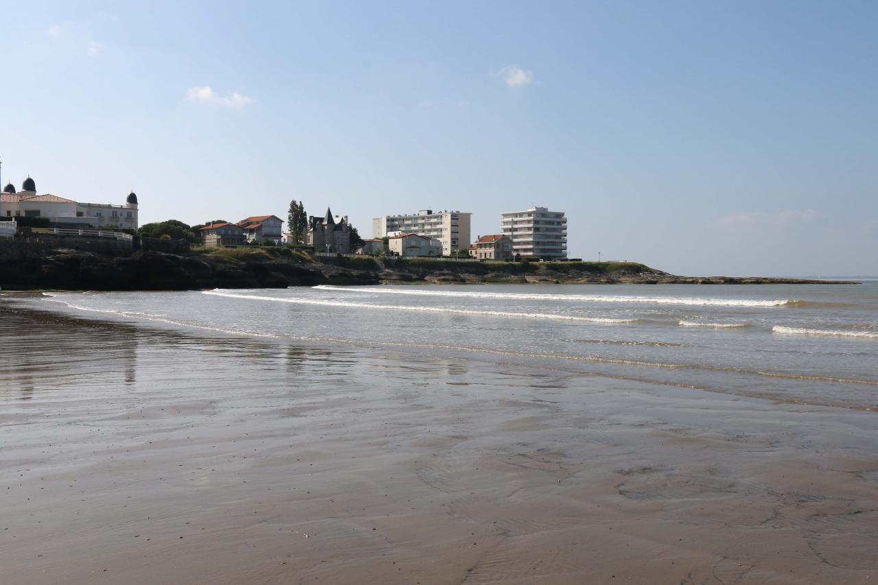 Les carrelets de Pontaillac (plage de Royan) le 1er juin 2014