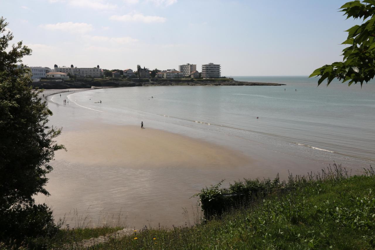 Les carrelets de Pontaillac (plage de Royan) le 1er juin 2014