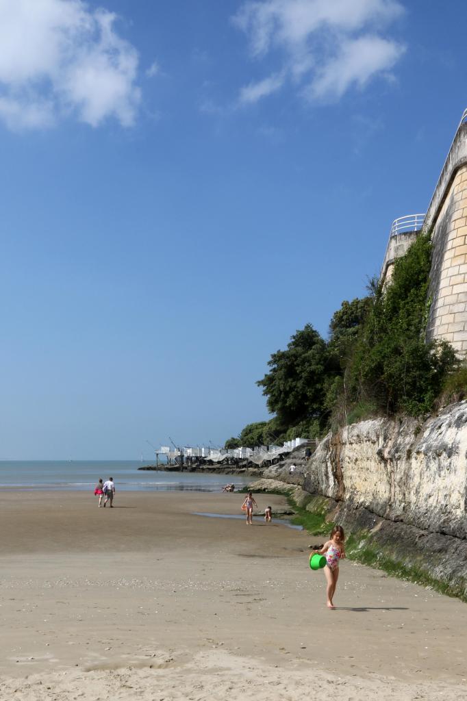 Les carrelets de Pontaillac (plage de Royan) le 1er juin 2014