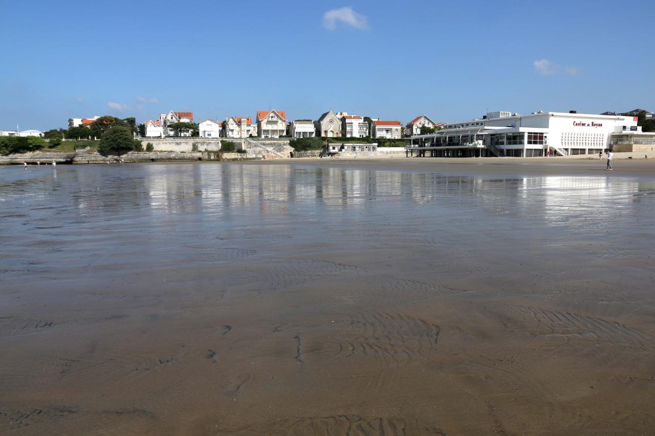 Les carrelets de Pontaillac (plage de Royan) le 1er juin 2014
