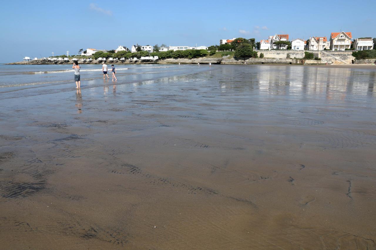 Les carrelets de Pontaillac (plage de Royan) le 1er juin 2014