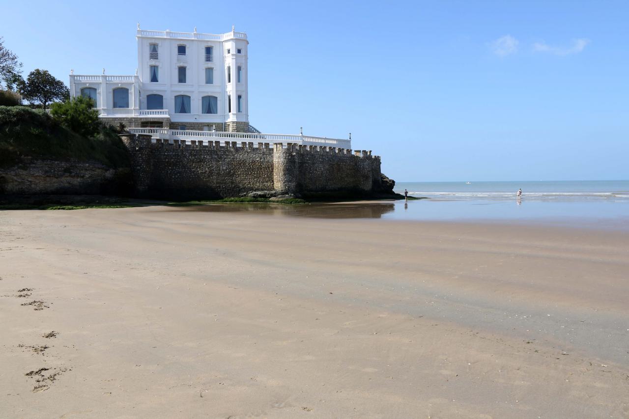 Les carrelets de Pontaillac (plage de Royan) le 1er juin 2014