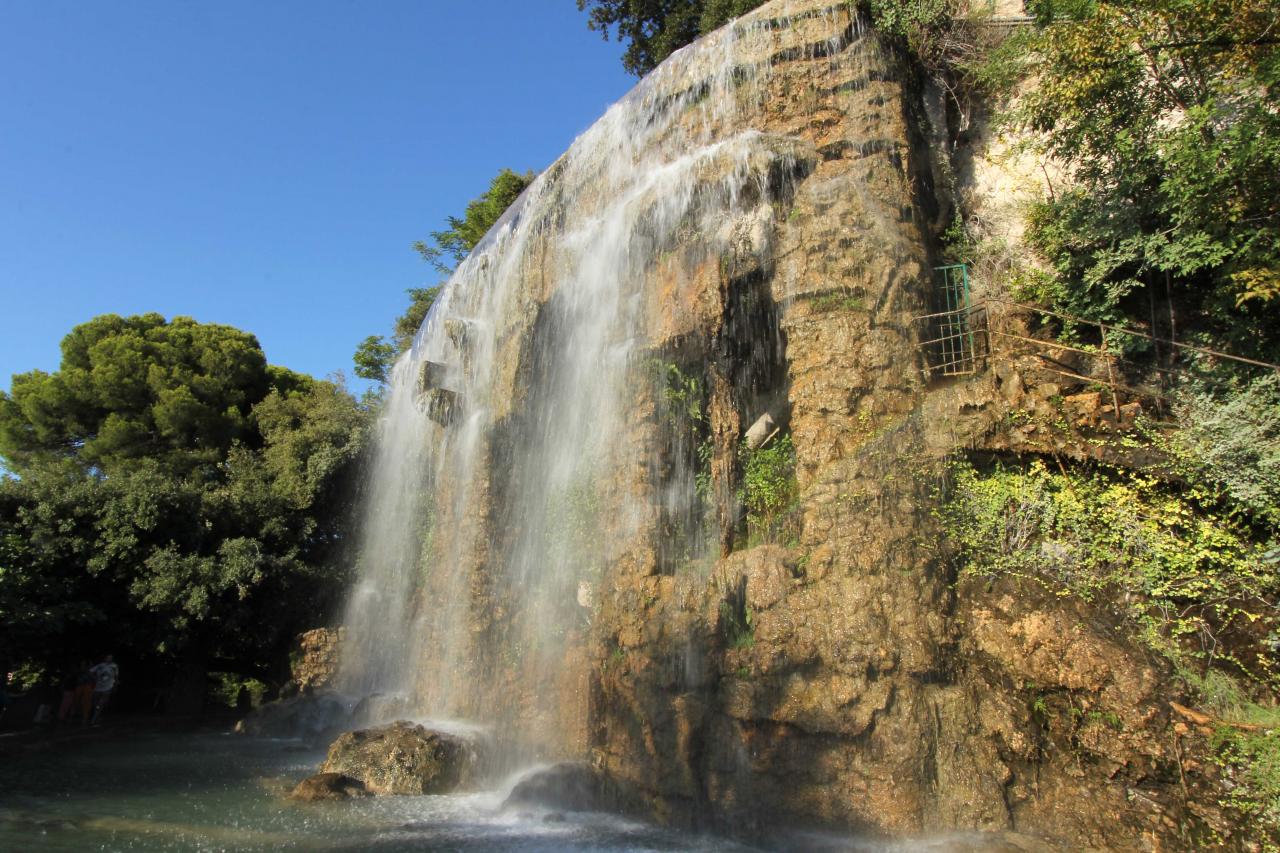 La cascade du château de Nice