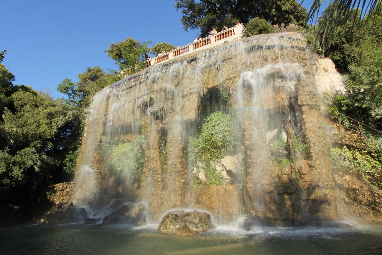 La cascade du château de Nice