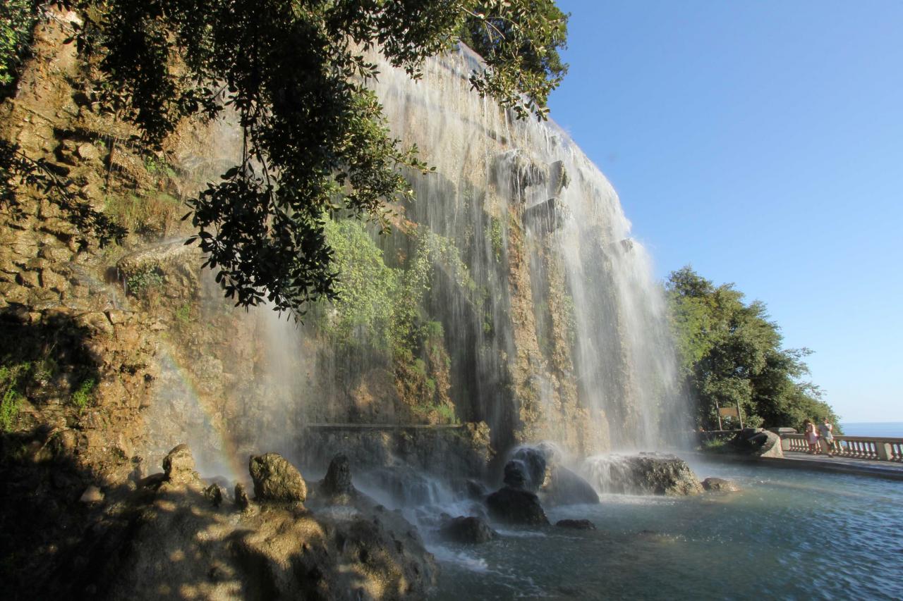 La cascade du château de Nice