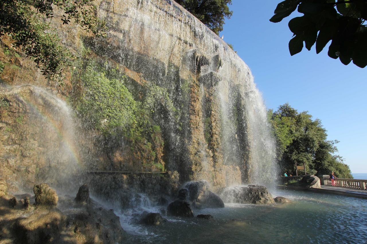 La cascade du château de Nice