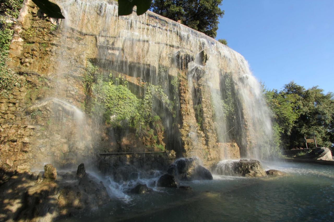 La cascade du château de Nice