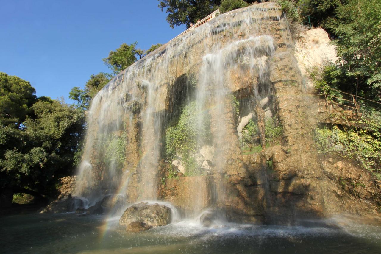 La cascade du château de Nice