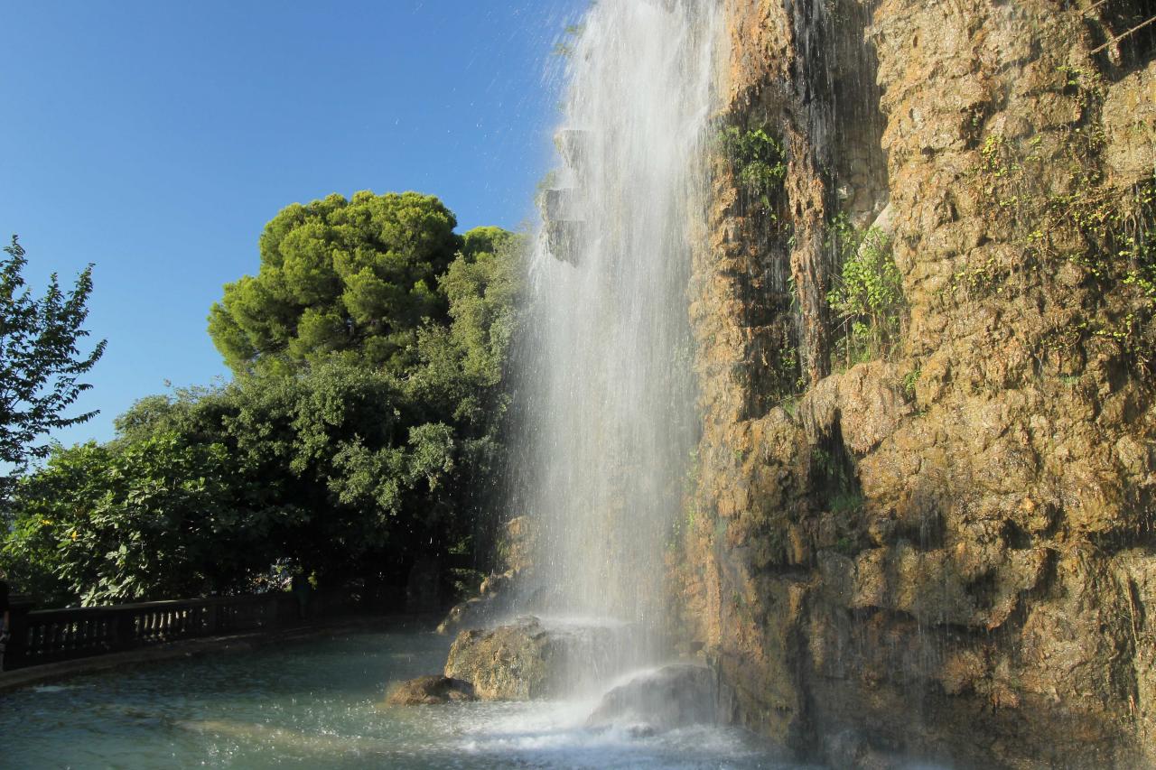 La cascade du château de Nice