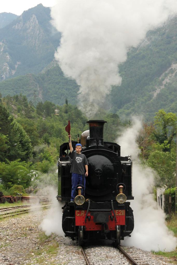 Le train des Pignes à vapeur