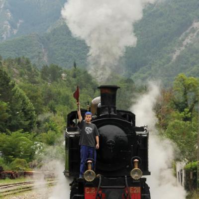 Le train des Pignes à vapeur