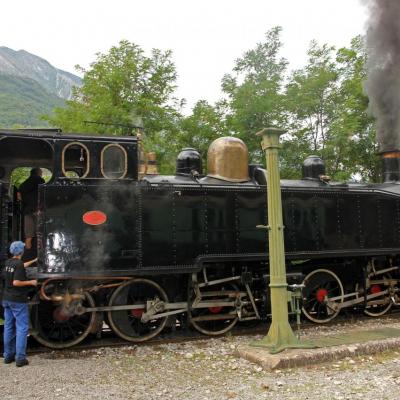 Le train des Pignes à vapeur