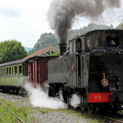 Le train des Pignes à vapeur