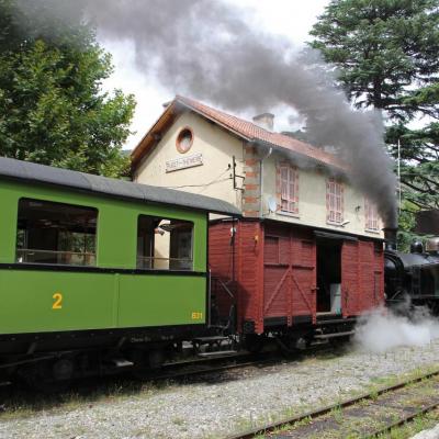 Le train des Pignes à vapeur