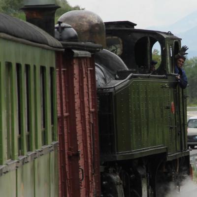 Le train des Pignes à vapeur