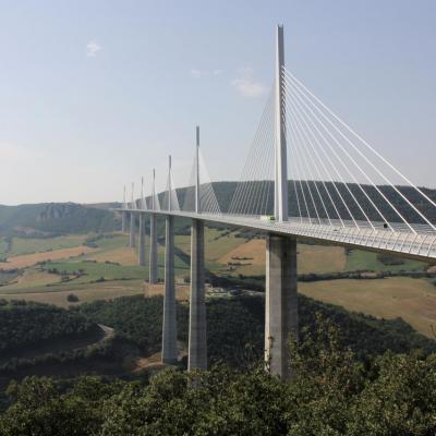 	 Vue depuis l'aire du viaduc