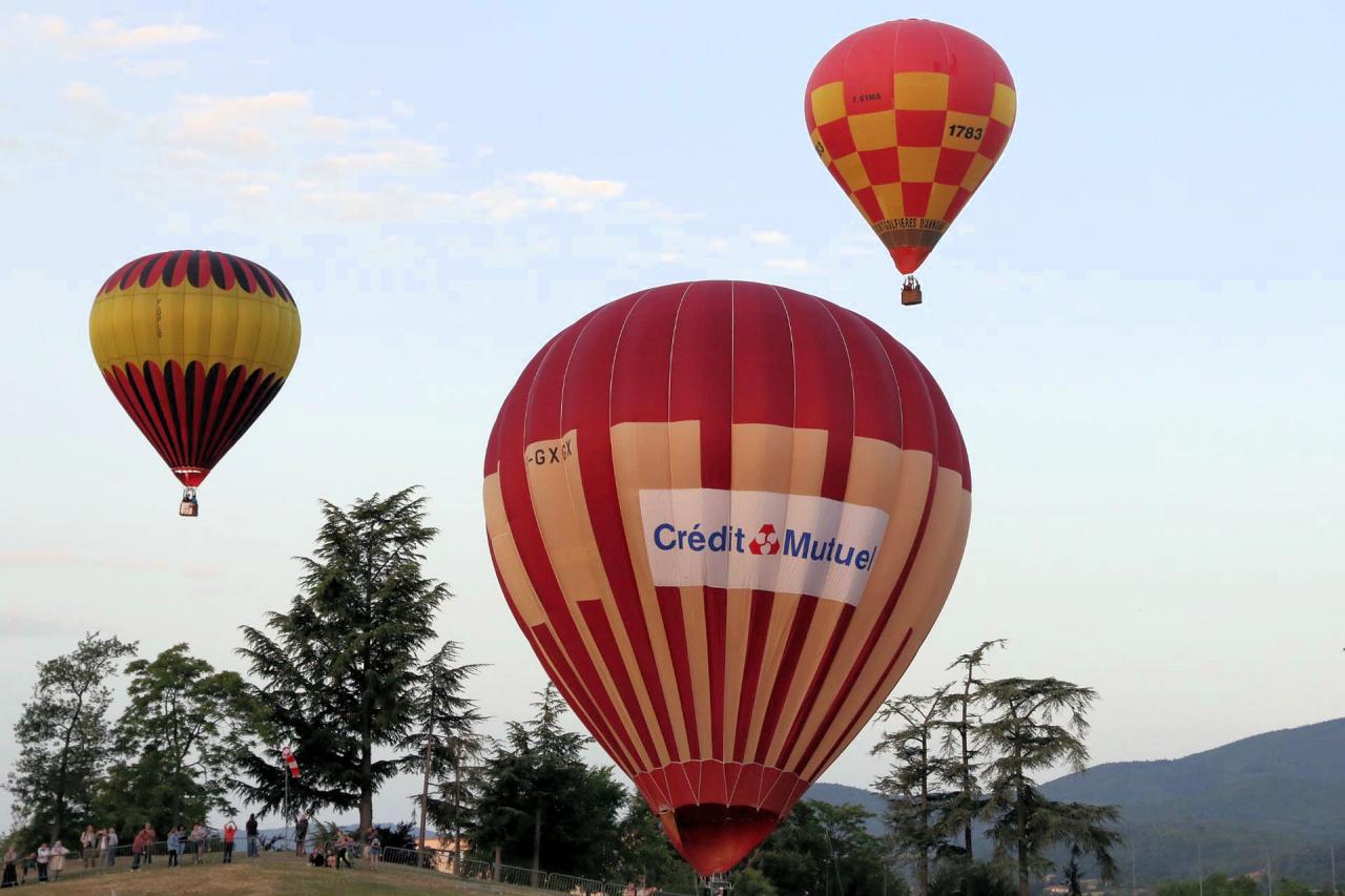 De 6h à 6h30 les ballons s'envolent mais tout va trop vite ...