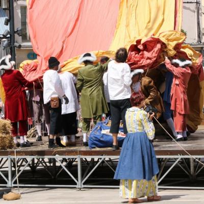 Reconstitution historique du 1er vol réalisé en 1783 