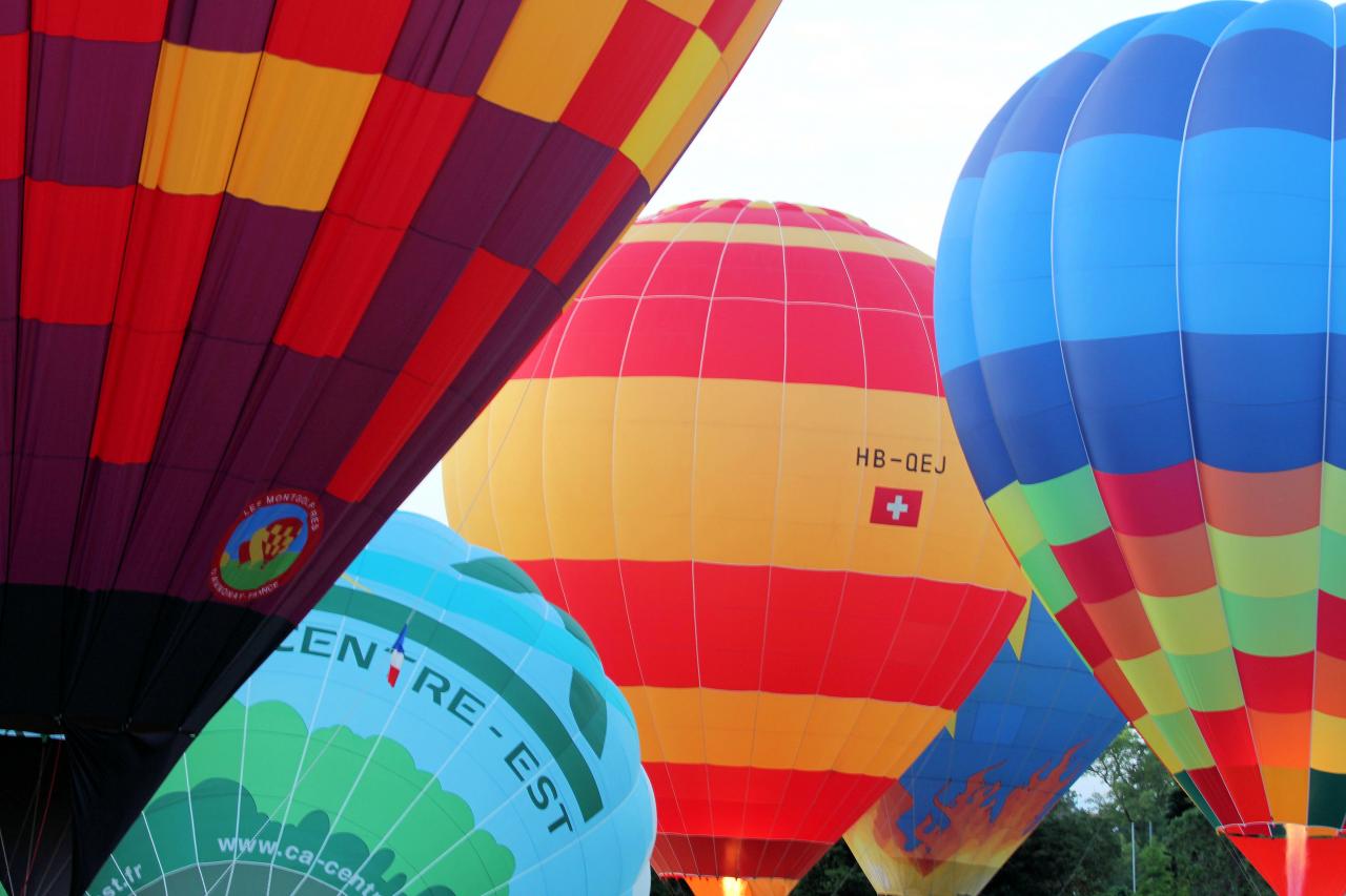 De 6h à 6h30 les ballons s'envolent mais tout va trop vite ...