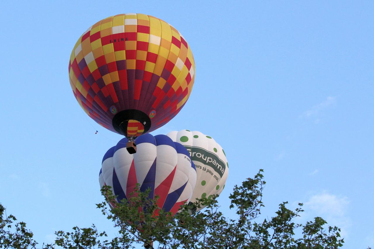 De 6h à 6h30 les ballons s'envolent mais tout va trop vite ...