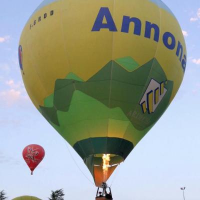 De 6h à 6h30 les ballons s'envolent mais tout va trop vite ...