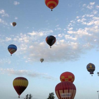 De 6h à 6h30 les ballons s'envolent mais tout va trop vite ...