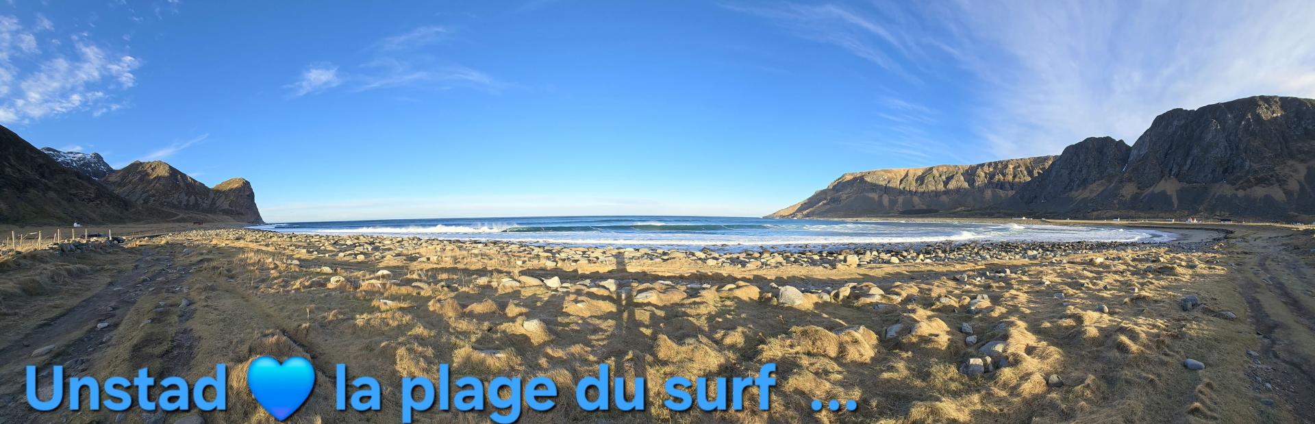 Unstad plage des Lofoten (Norvège)