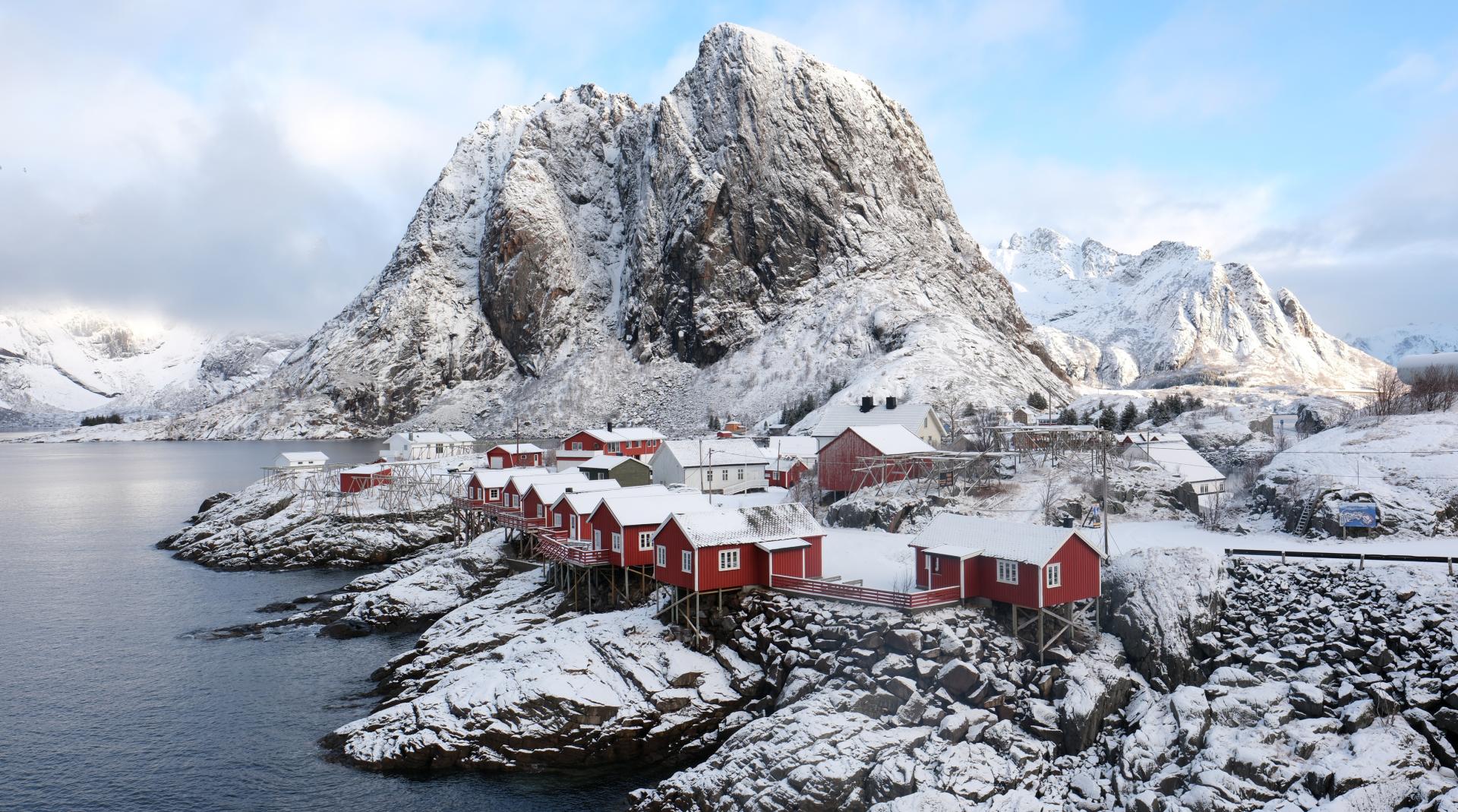 Hamnoy la carte postale