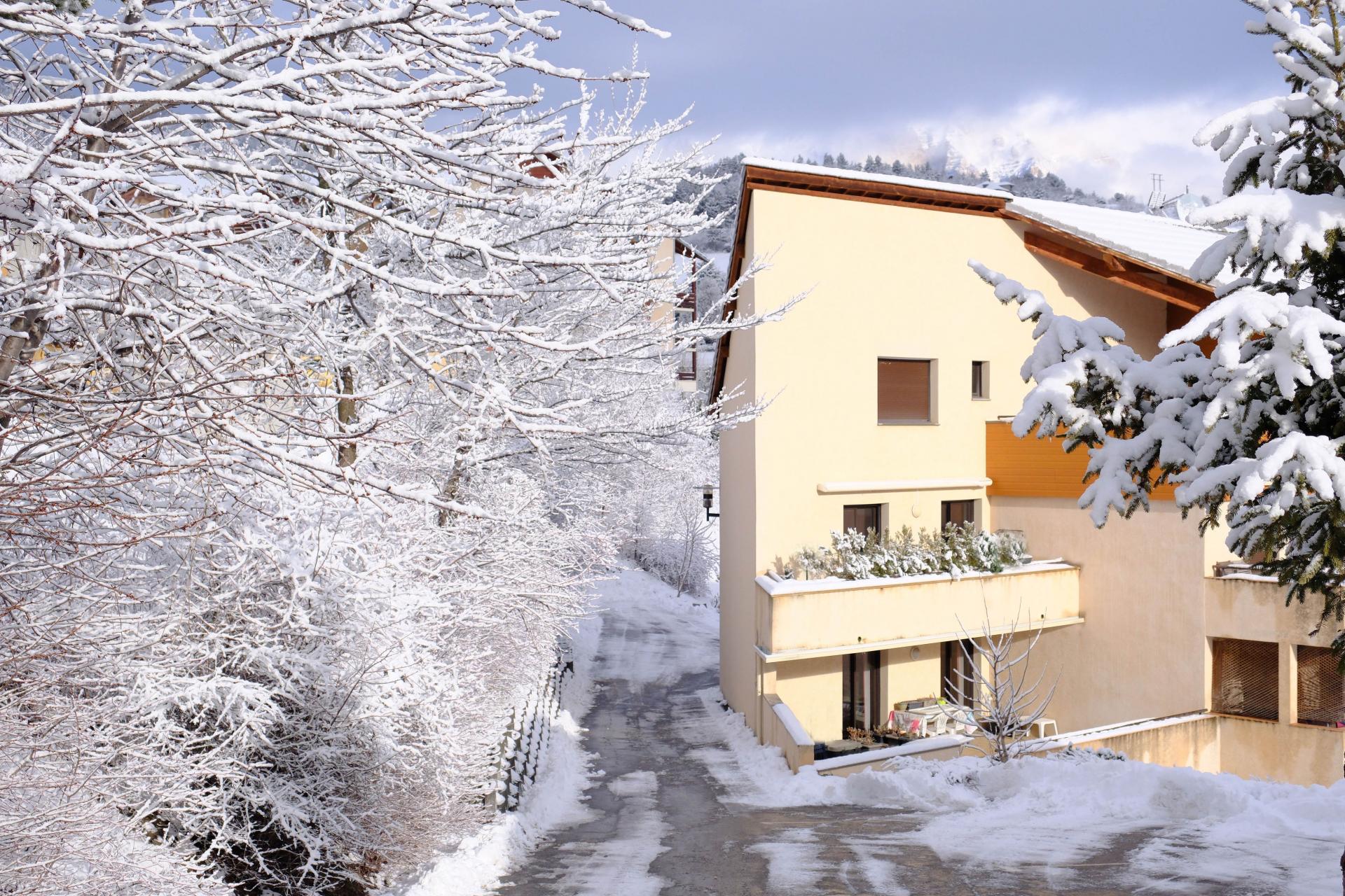 Embrun, neige éphémère