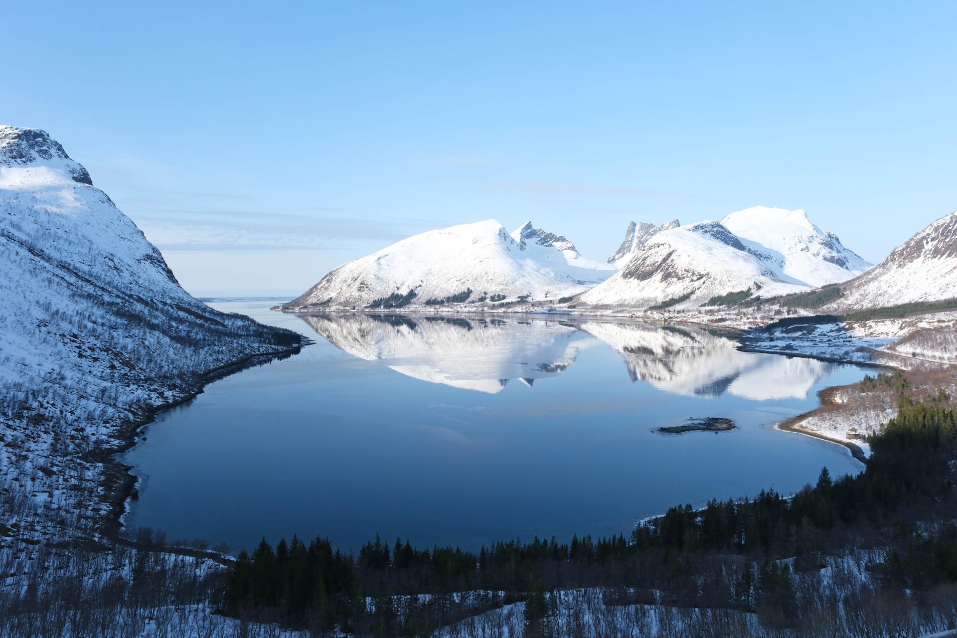 Bergsbotn vu du belvédère