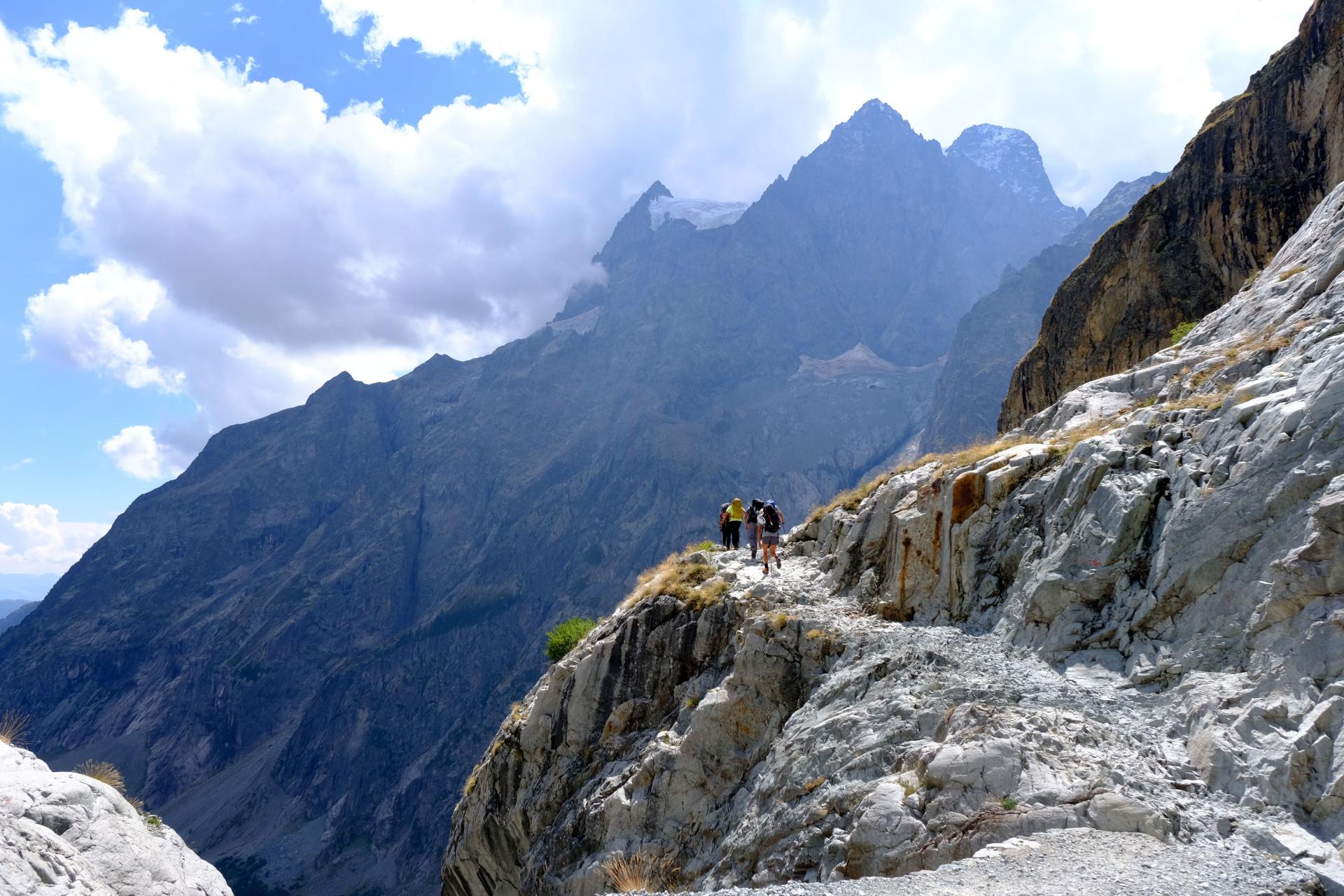 Ailefroide → vers le glacier blanc