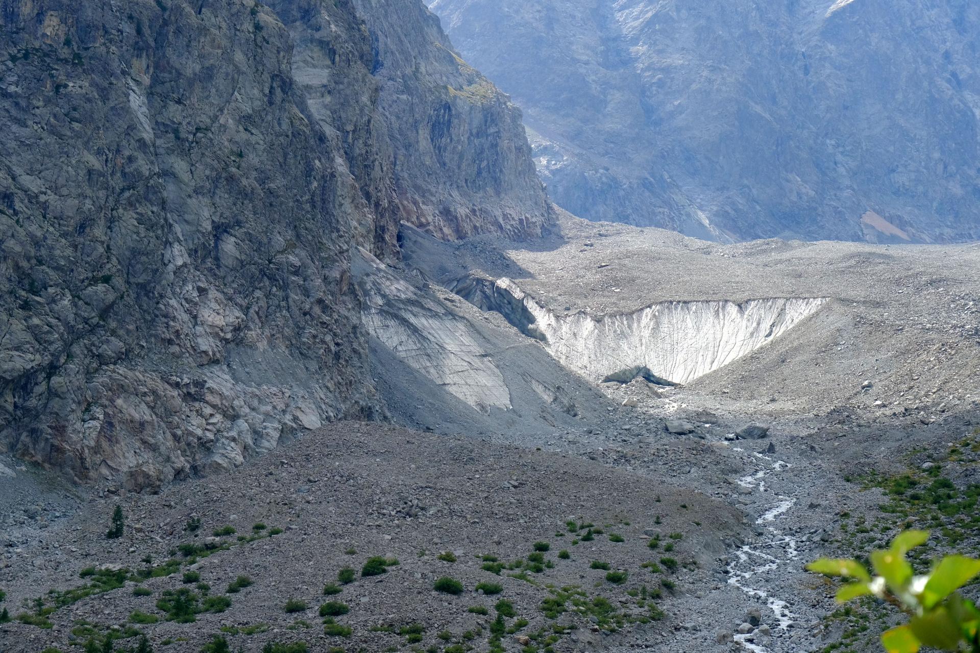 Le glacier noir à 2550m d'altitude