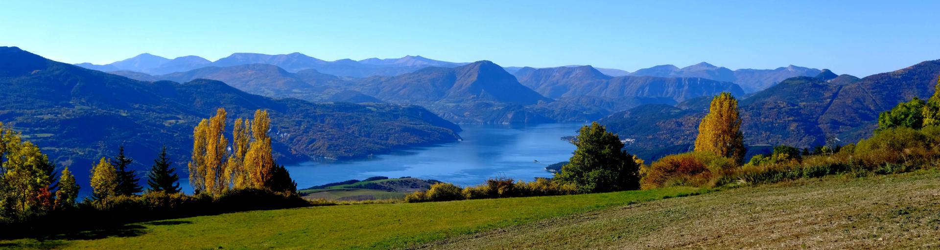 Le lac vu de Prunières