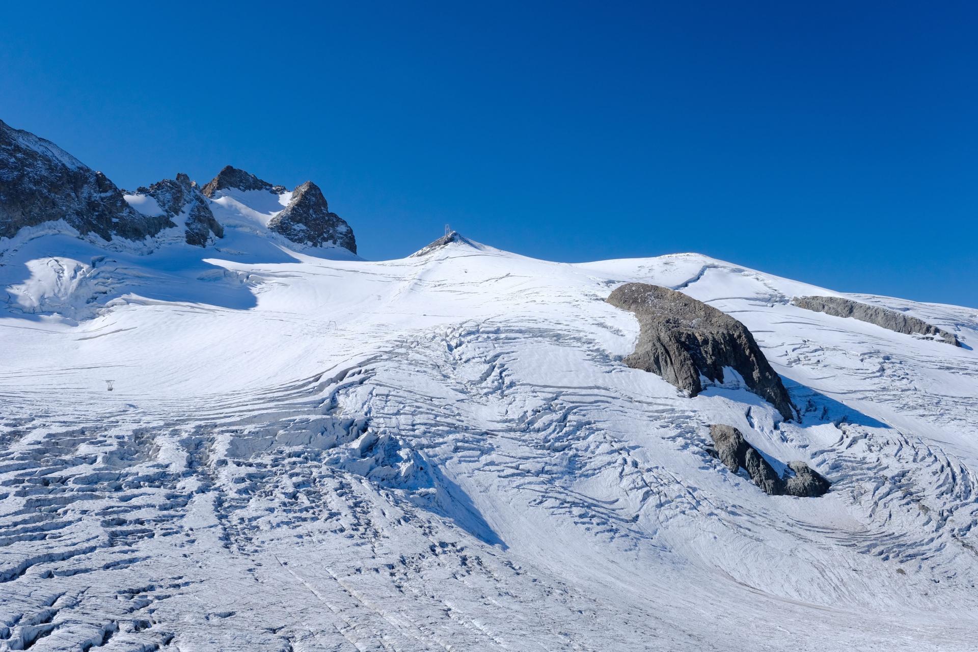 3200m → découverte du glacier de la Girose