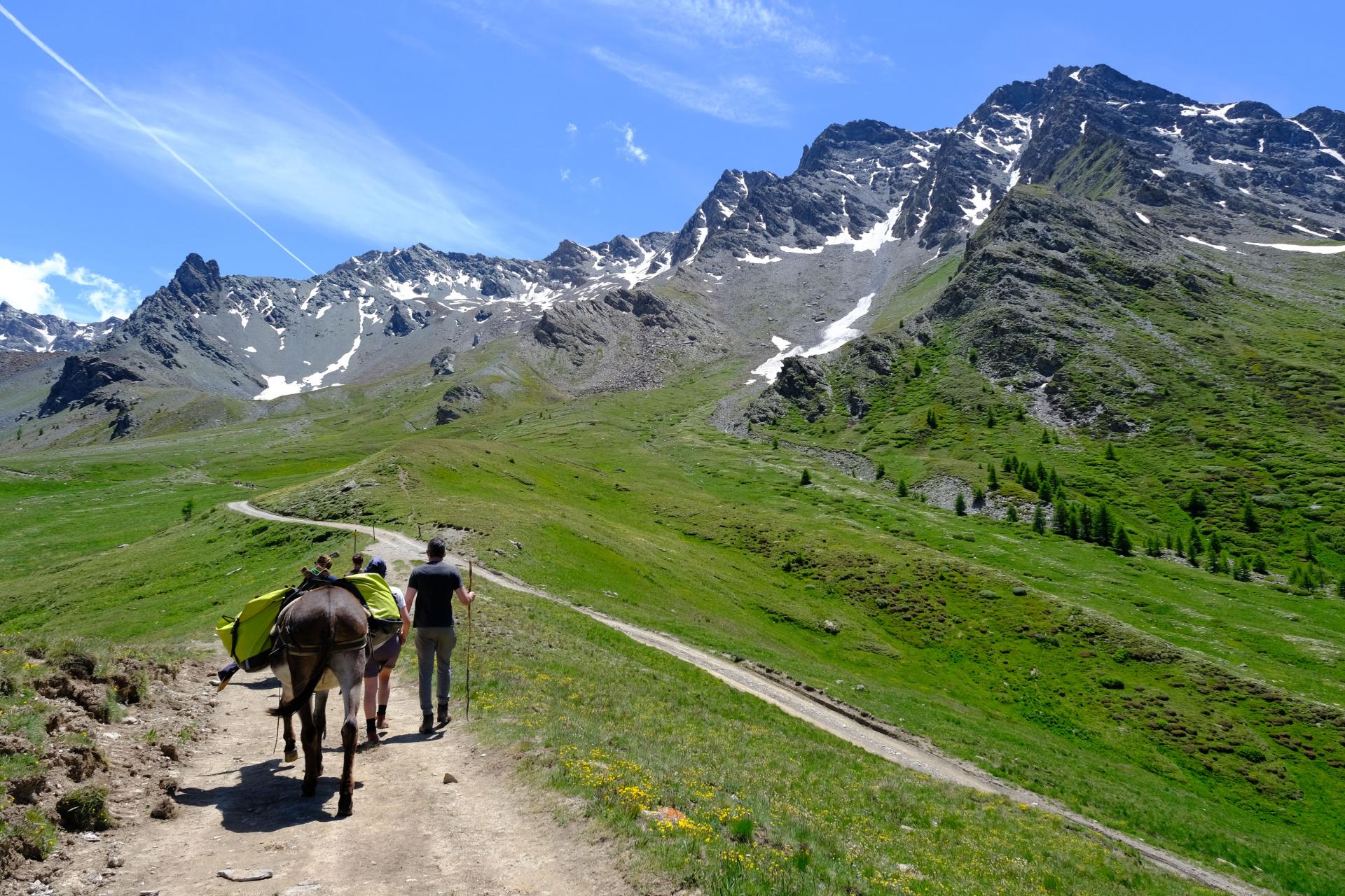 Vers le refuge de la Blanche