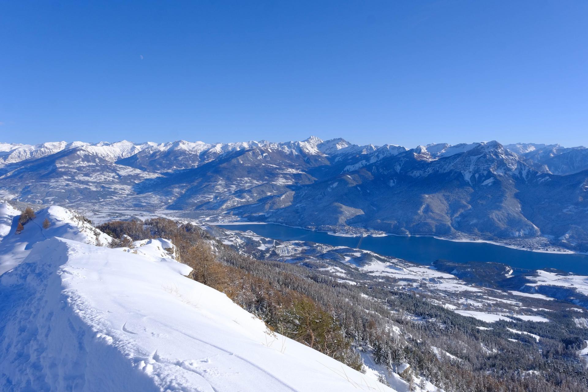 Sur la crête du Serre du Mouton