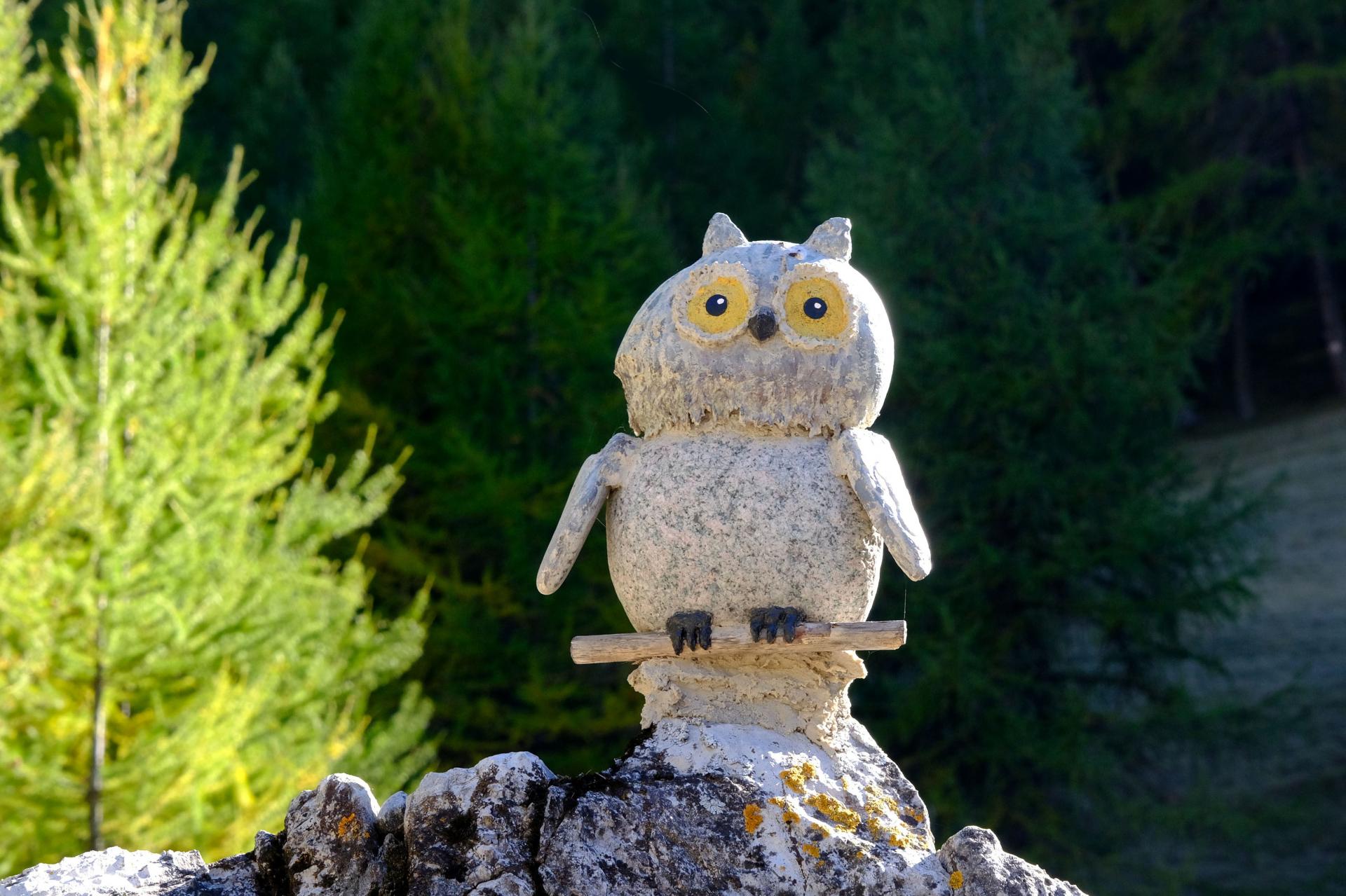 Cairn insolite → le hibou