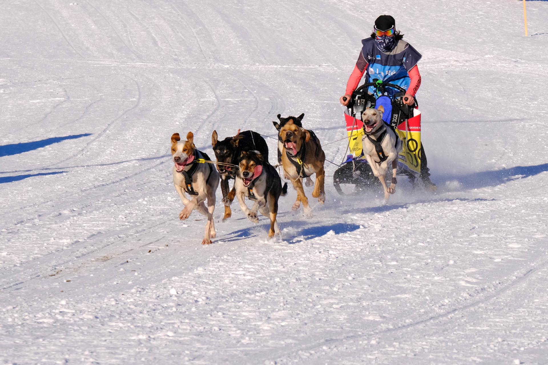 arrivée à Aussois des 1ers équipages