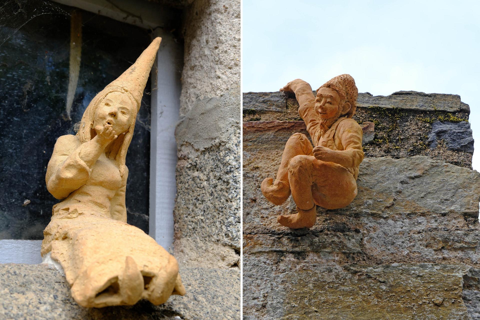 figurine en argile à Segur le Château